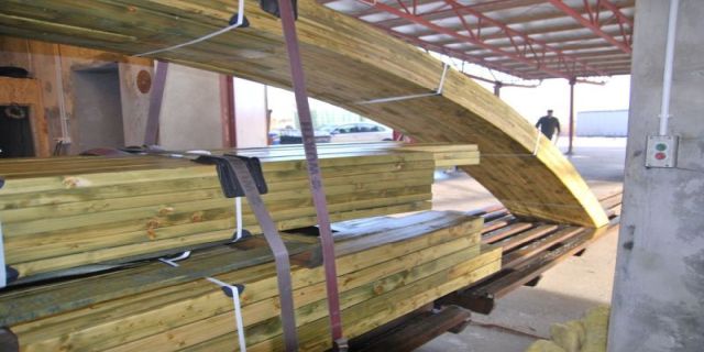 Imprégnation sous pression chez Jardin-Deco