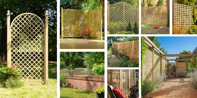Treillis de jardin en bois - Quels treillis choisir pour votre jardin ?